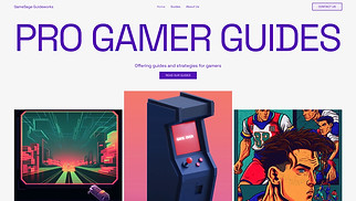  website templates - Gaming Guide (Modern)